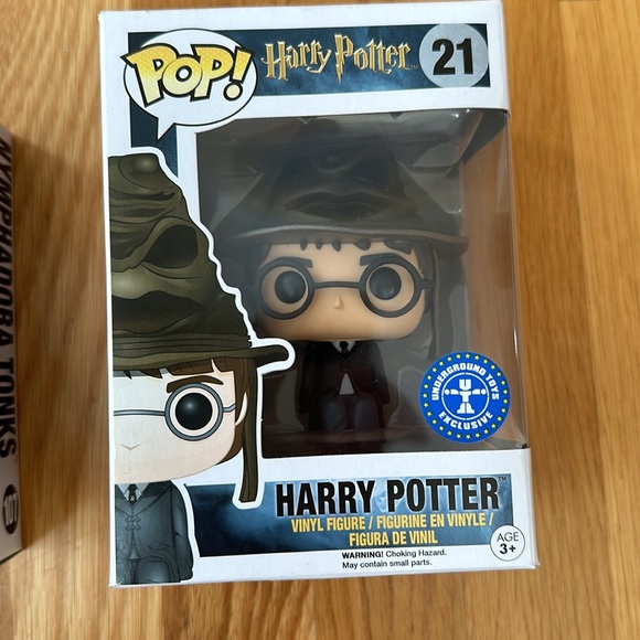 Funko POP | BNIB Lot of 3 Harry Potter Snape Boggart Tonks Sorting Hat Exclusive - Picture 5 of 11